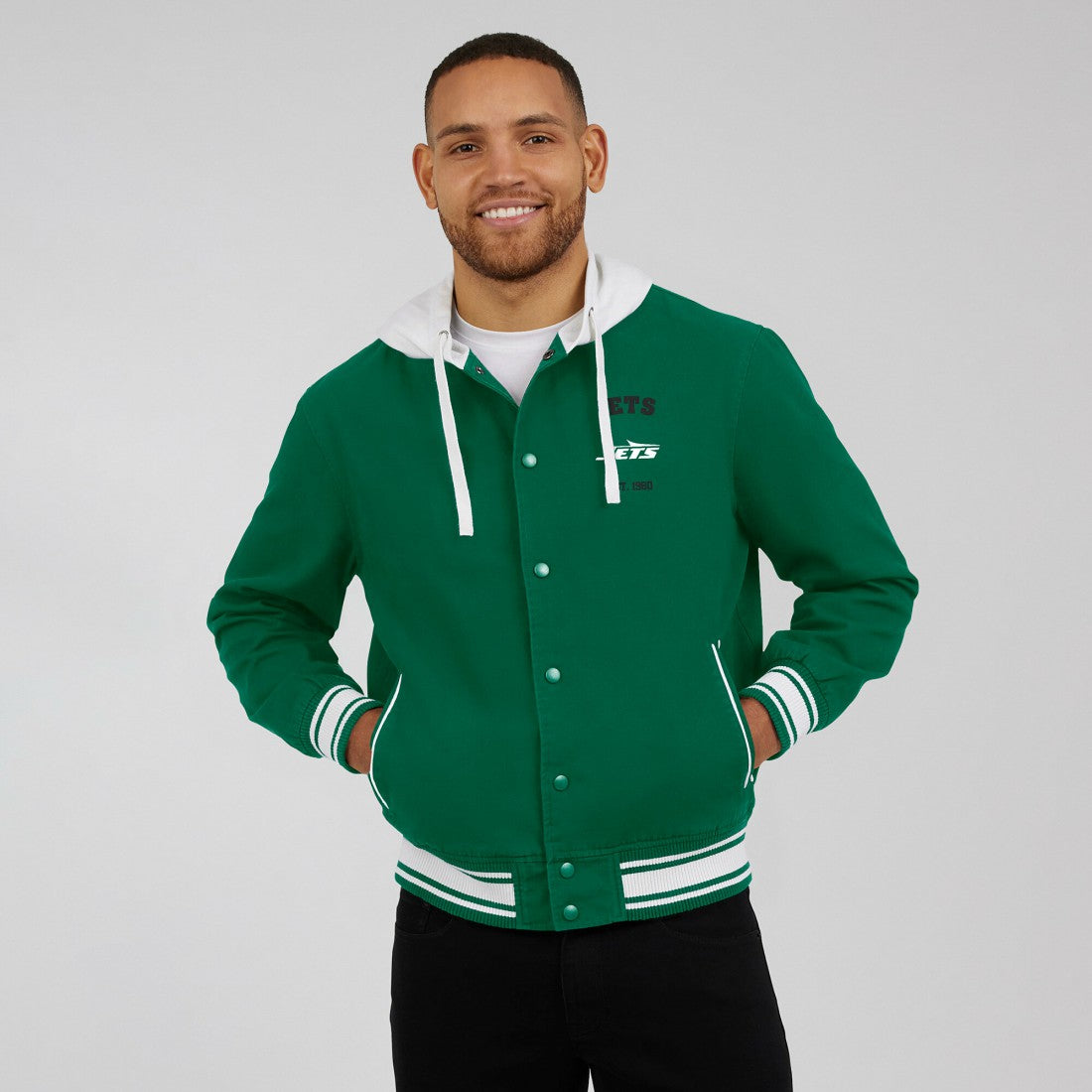 New York Jets Darius Rucker Collection Full-Snap Hoodie Jacket - Green outlet