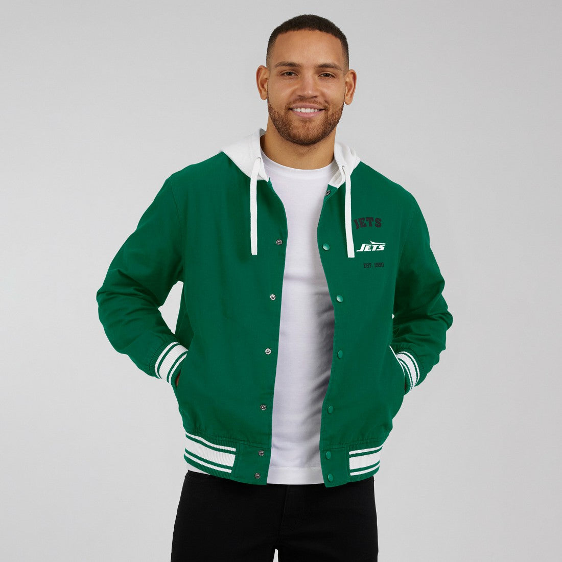 New York Jets Darius Rucker Collection Full-Snap Hoodie Jacket - Green outlet