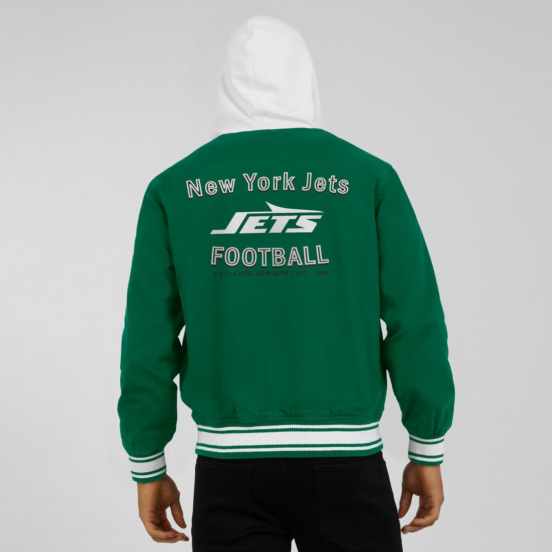 New York Jets Darius Rucker Collection Full-Snap Hoodie Jacket - Green outlet