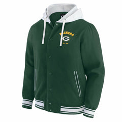Green Bay Packers Darius Rucker Collection Full-Snap Hoodie Jacket - Green discount