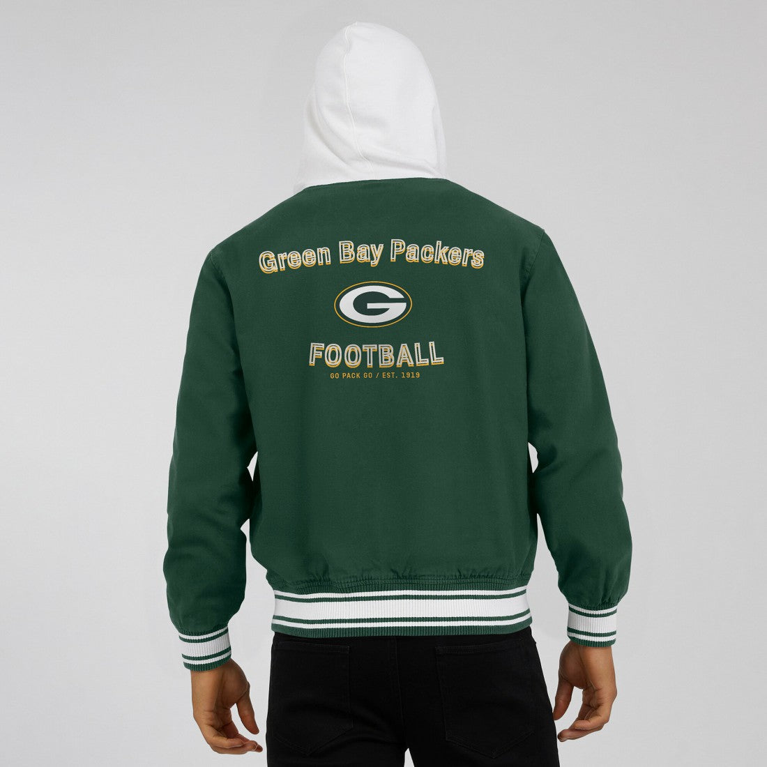 Green Bay Packers Darius Rucker Collection Full-Snap Hoodie Jacket - Green discount