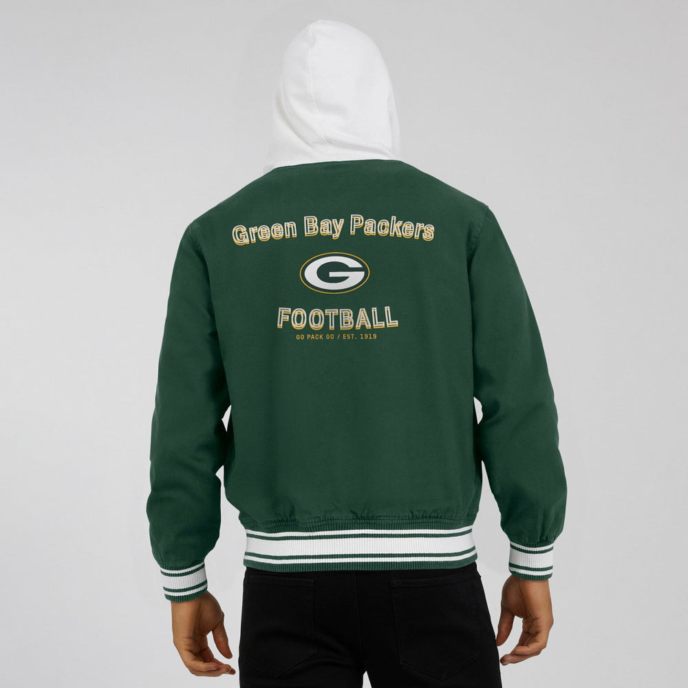 Green Bay Packers Darius Rucker Collection Full-Snap Hoodie Jacket - Green discount