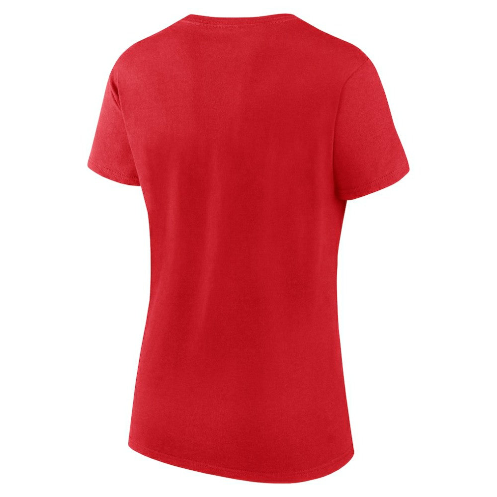 Washington Capitals Fanatics Women's Risk Cotton T-Shirt - Red T-shirts