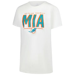 Miami Dolphins Women's Cheerleader T-Shirt - White on sale