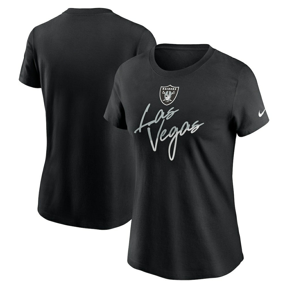 Las Vegas Raiders Women's Team City Roll T-Shirt - Black online