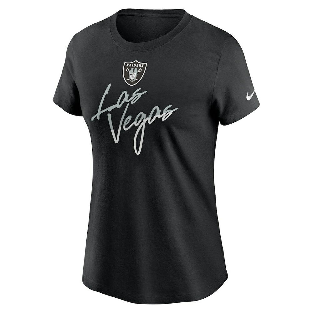 Las Vegas Raiders Women's Team City Roll T-Shirt - Black online