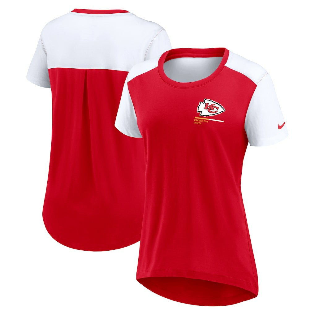 Kansas City Chiefs Women's Preferred Yoga Inspired Fashion Top - Red outlet