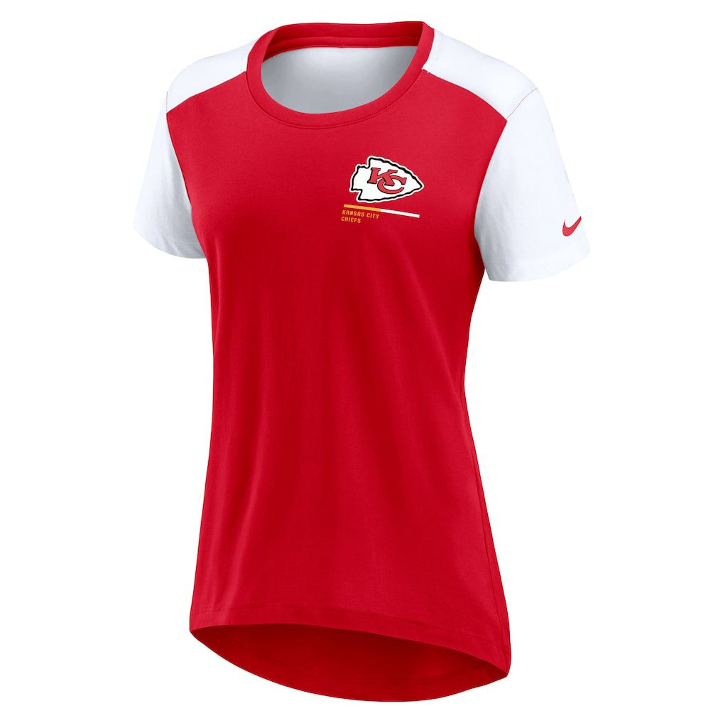 Kansas City Chiefs Women's Preferred Yoga Inspired Fashion Top - Red outlet