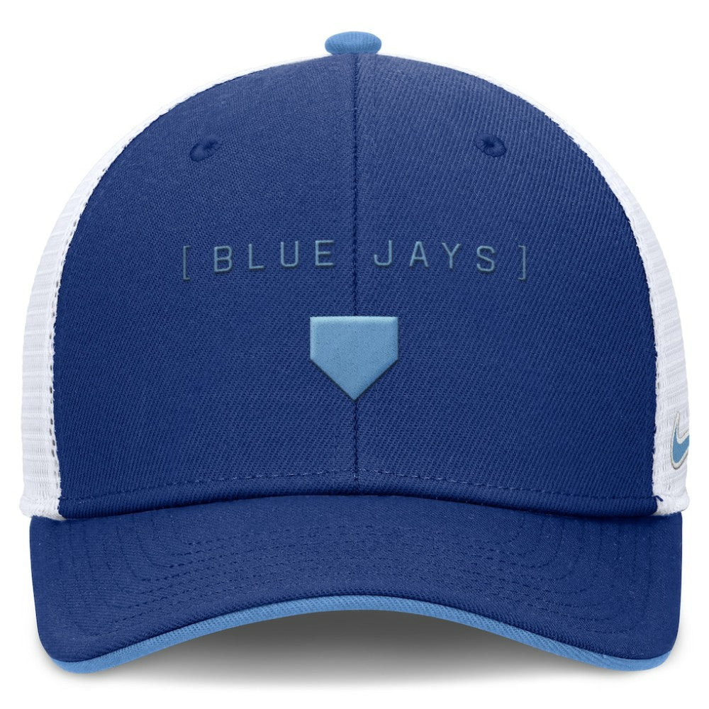 Toronto Blue Jays Rise Diamond Plate Performance Trucker Flex Hat Royal