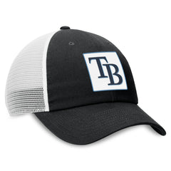 Tampa Bay Rays Rise Adjustable Trucker Hat Black