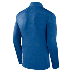 Winnipeg Jets Fanatics Authentic Pro Lightweight Quarter-Zip Pullover - Heather Blue Pullover