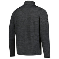 Calgary Flames Fanatics Authentic Pro Lightweight Quarter-Zip Pullover - Heather Charcoal Pullover