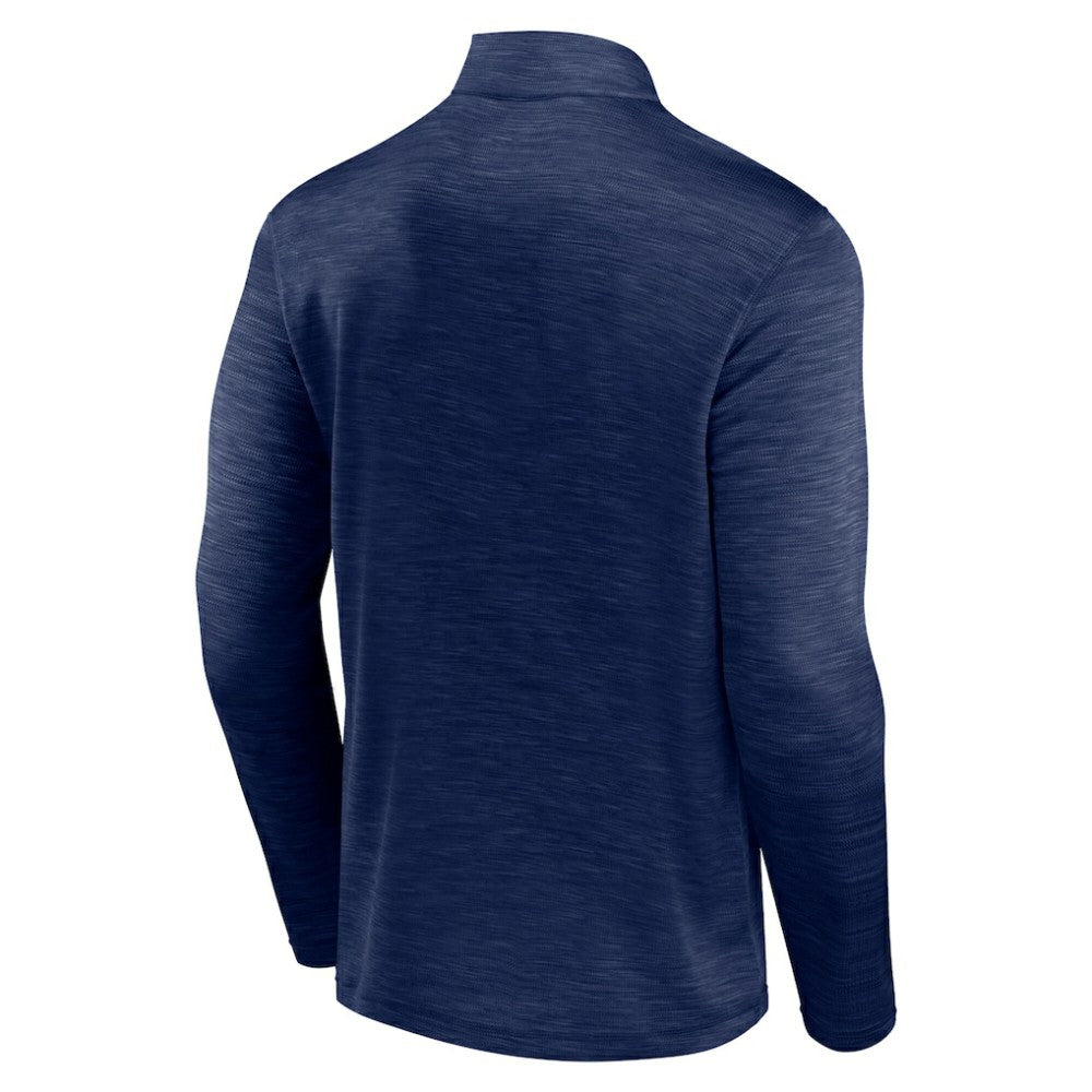 Minnesota Twins Fundamentals Quarter-Zip Pullover Heather Navy