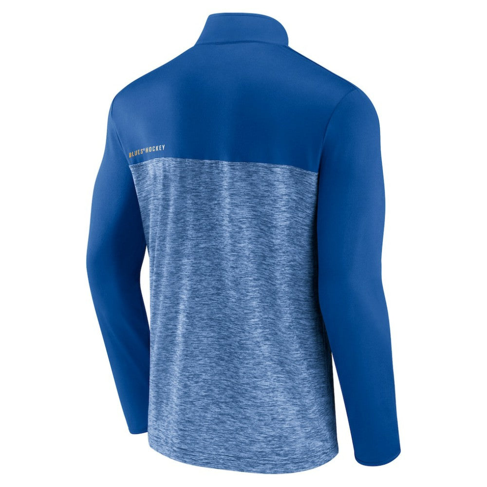 St. Louis Blues Fanatics Iconic Defender Quarter-Zip Jacket - Blue Jackets