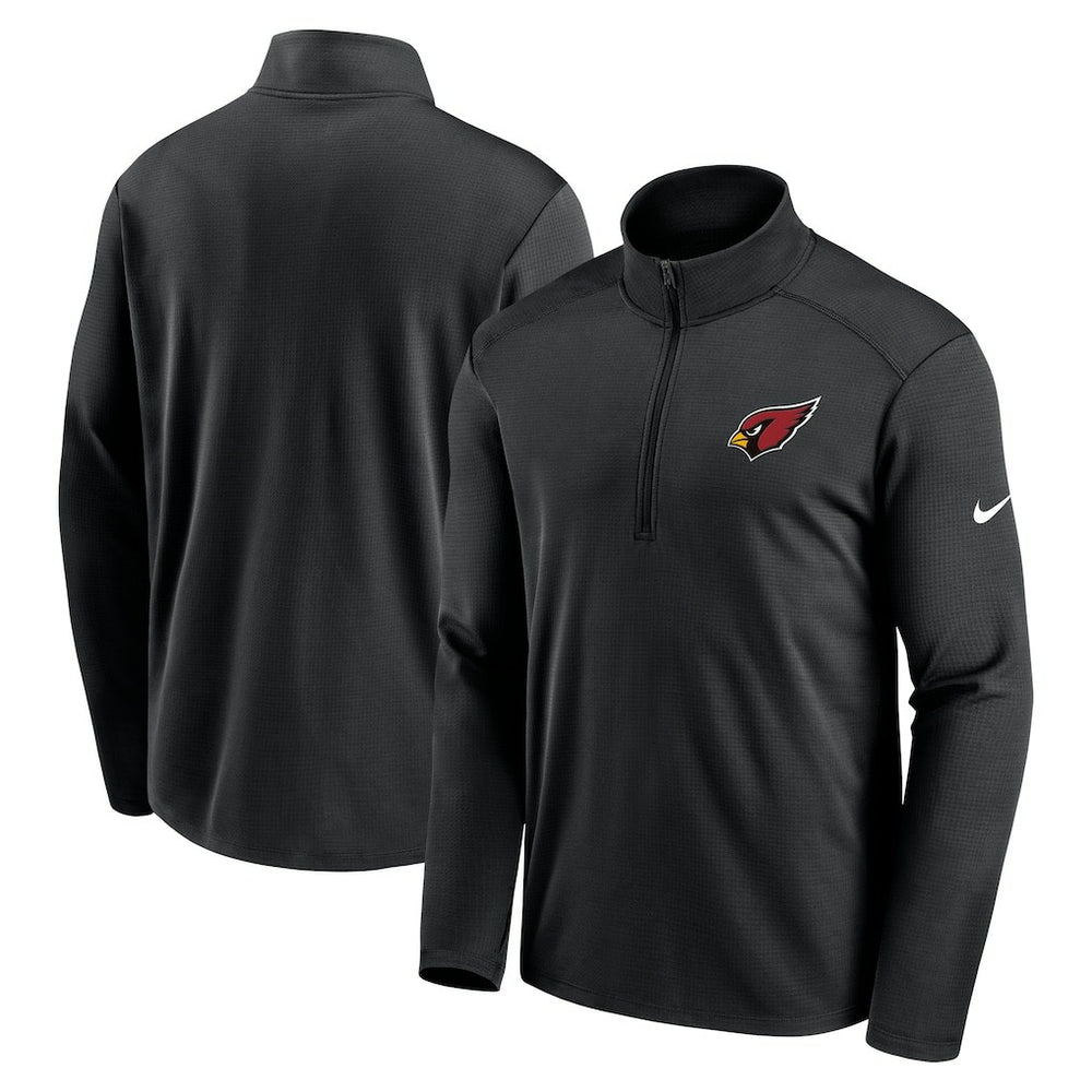 Arizona Cardinals Pacer Half-Zip Pullover - Black for sale