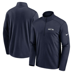 Seattle Seahawks Pacer Half-Zip Pullover - College Navy on sale