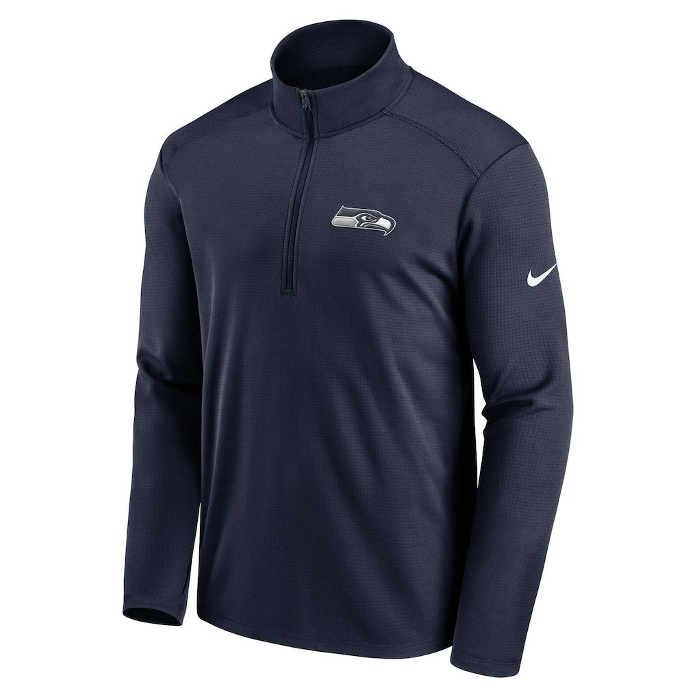 Seattle Seahawks Pacer Half-Zip Pullover - College Navy on sale