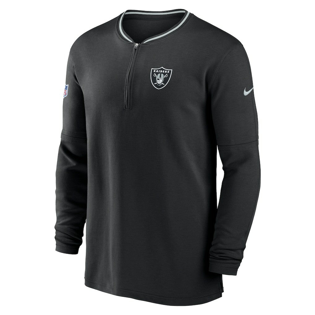 Las Vegas Raiders Coach Half-Zip Sweatshirt - Black outlet