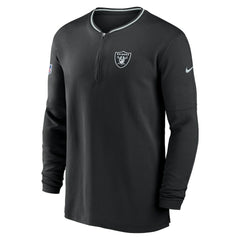 Las Vegas Raiders Coach Half-Zip Sweatshirt - Black outlet