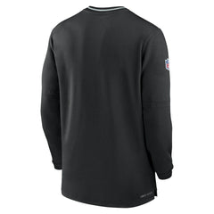 Las Vegas Raiders Coach Half-Zip Sweatshirt - Black outlet