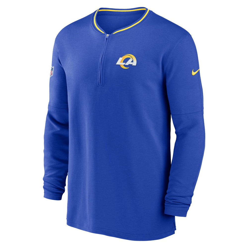 Los Angeles Rams Coach Half-Zip Sweatshirt - Royal outlet
