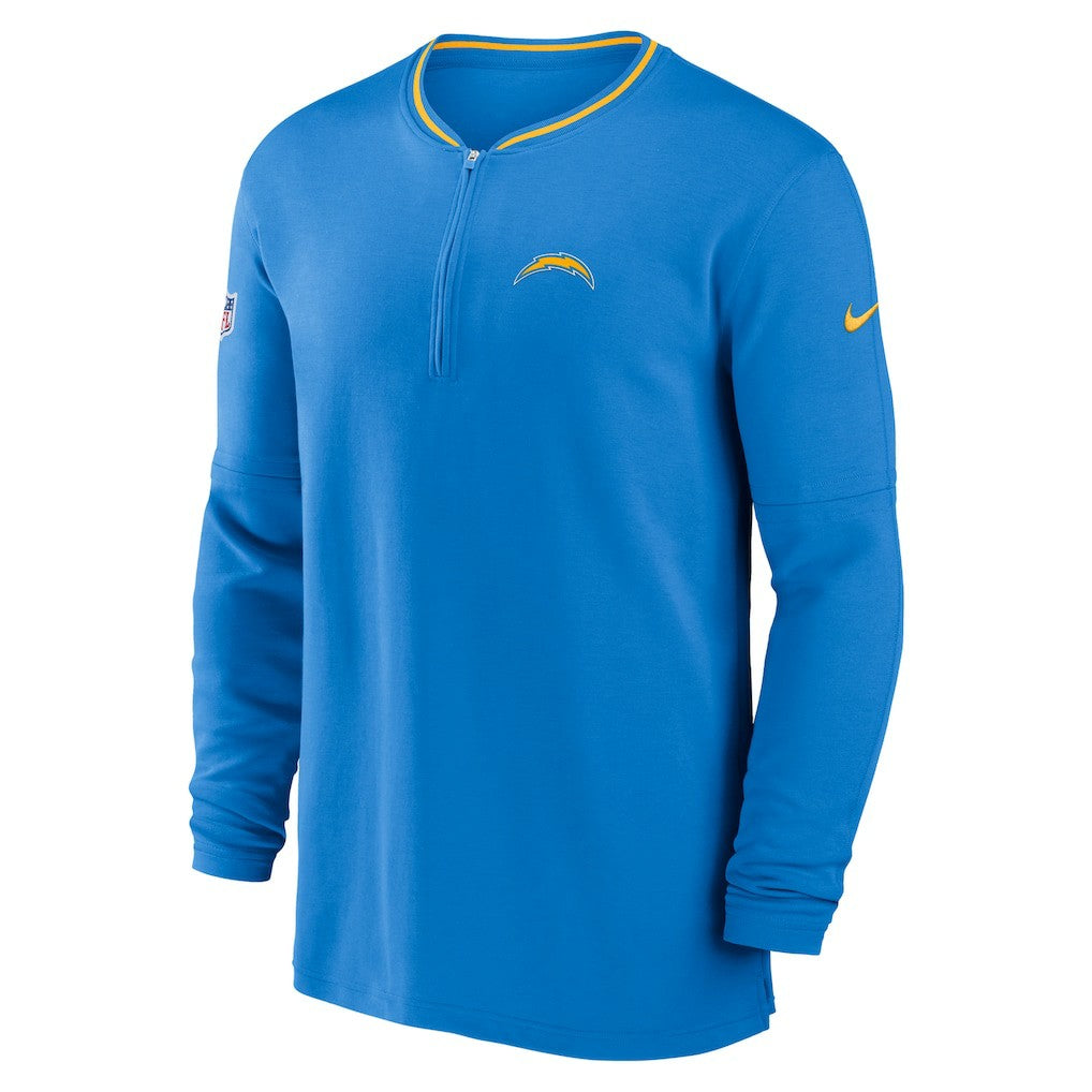 Los Angeles Chargers Coach Half-Zip Sweatshirt - Powder Blue outlet