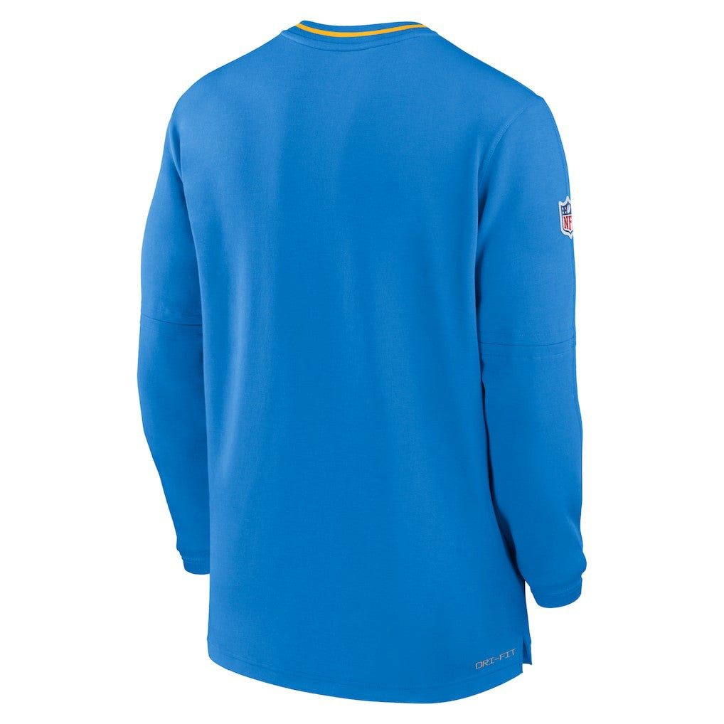 Los Angeles Chargers Coach Half-Zip Sweatshirt - Powder Blue outlet