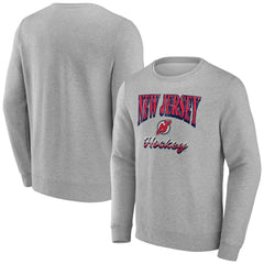 New Jersey Devils Fanatics Light the Candle Fleece Pullover Sweatshirt - Gray Sweatshirts