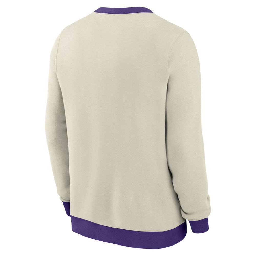 Tampa Bay Rays Cooperstown Collection Fleece Pullover Sweatshirt Cream