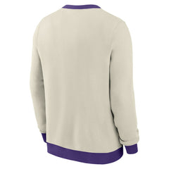 Tampa Bay Rays Cooperstown Collection Fleece Pullover Sweatshirt Cream