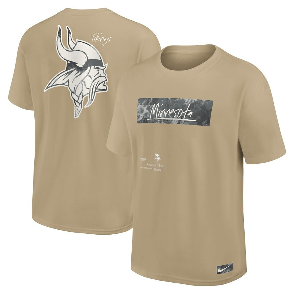 Minnesota Vikings Statement Max90 T-Shirt - Tan discount