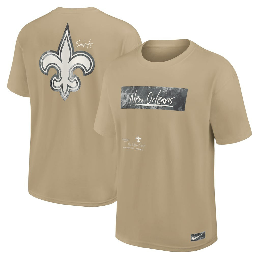 New Orleans Saints Statement Max90 T-Shirt - Tan sale
