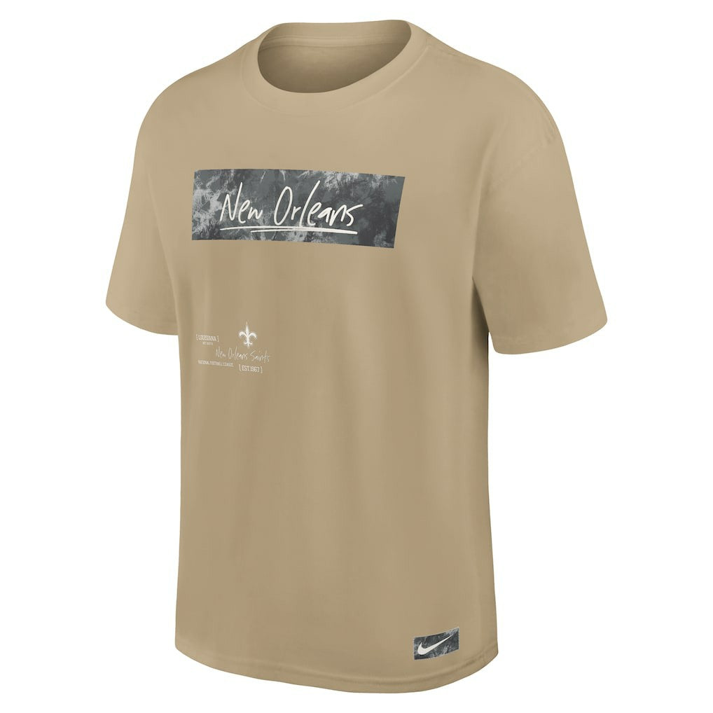 New Orleans Saints Statement Max90 T-Shirt - Tan sale