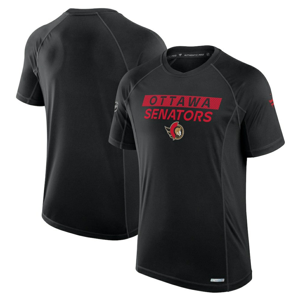 Ottawa Senators Fanatics Authentic Pro Rink Tech T-Shirt - Black T-shirts