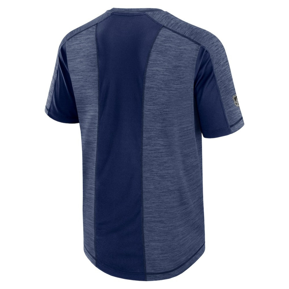 Columbus Blue Jackets Fanatics Authentic Pro Rink Performance T-Shirt - Heather Navy T-shirts