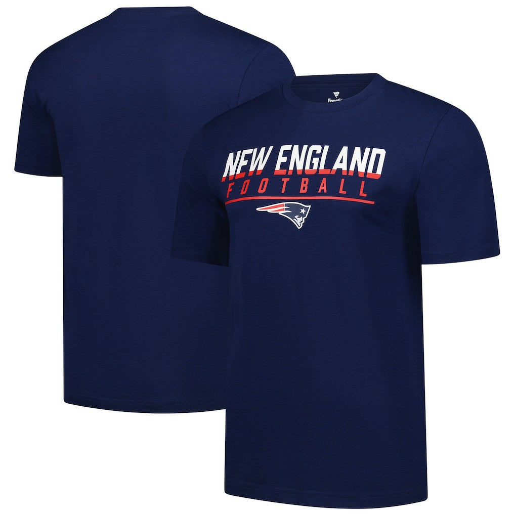 New England Patriots Blocked T-Shirt - Navy for sale