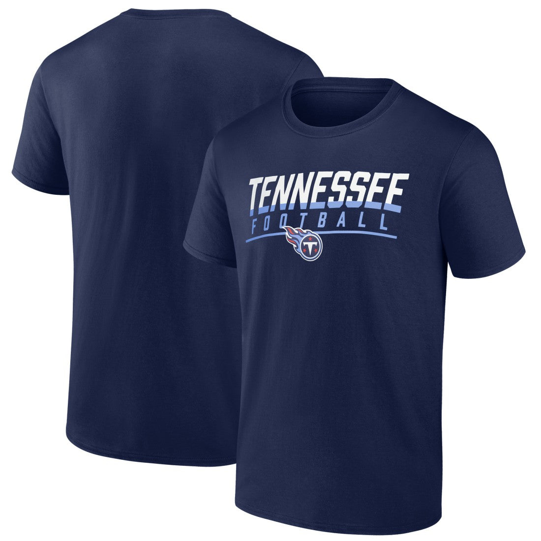 Tennessee Titans Blocked T-Shirt - Navy online