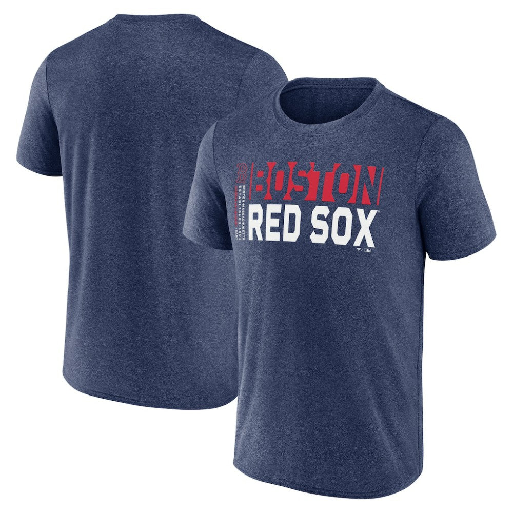 Boston Red Sox Fundamentals Shoot For The Sky T-Shirt Heather Navy