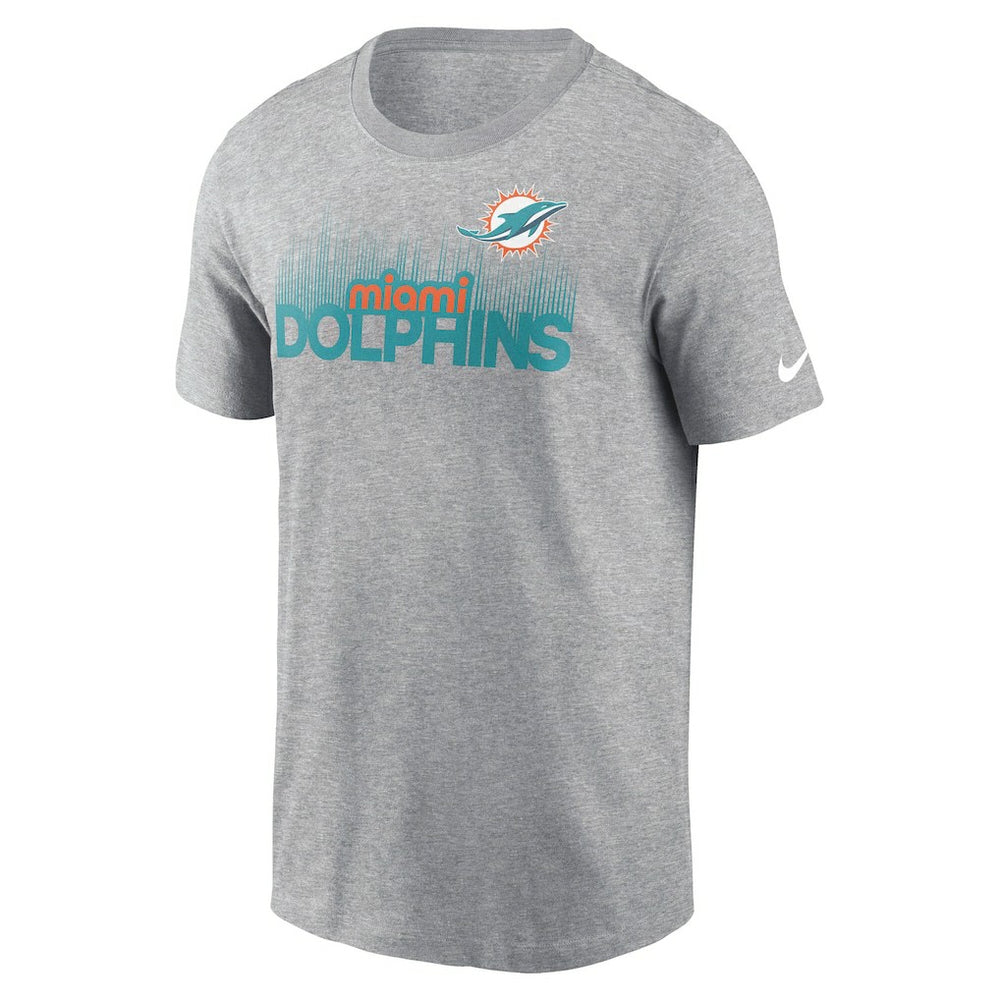 Miami Dolphins Local Essential T-Shirt - Heather Gray cheap