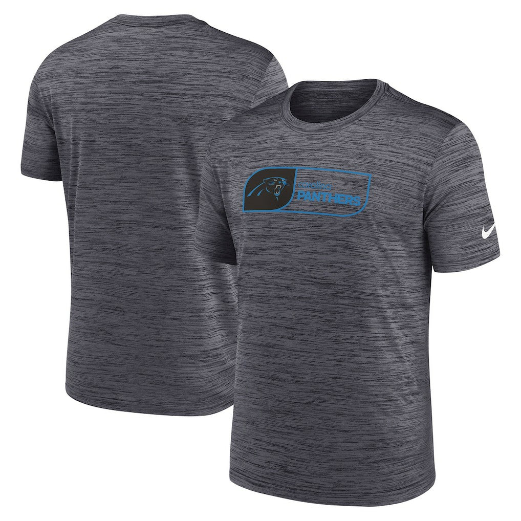 Carolina Panthers Velocity Jock Tag Performance T-Shirt - Black sale