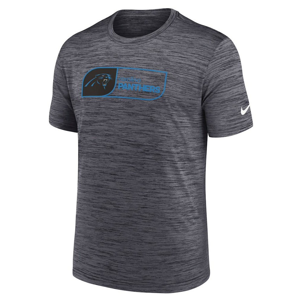 Carolina Panthers Velocity Jock Tag Performance T-Shirt - Black sale