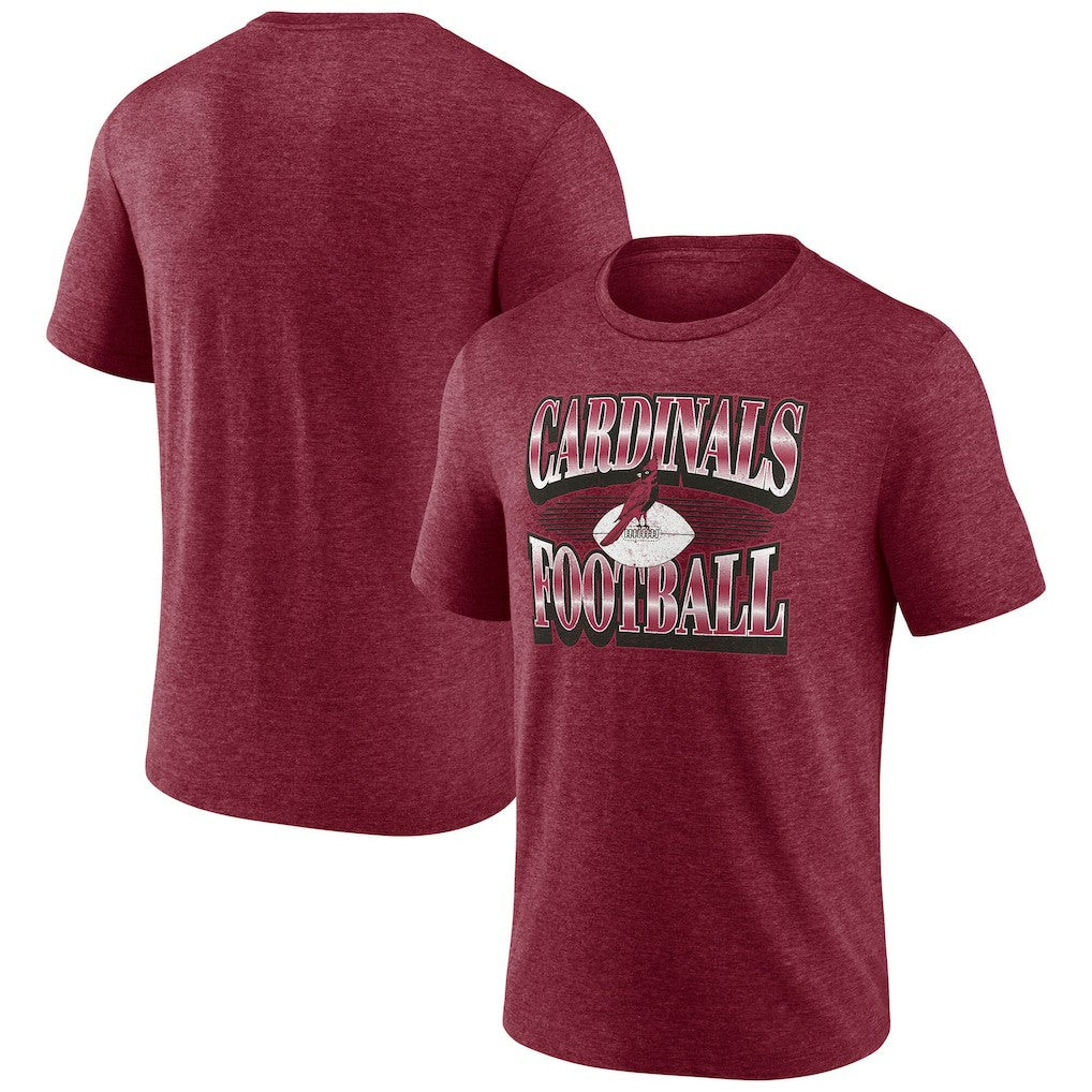 Arizona Cardinals Extreme Tackle Tri-Blend T-Shirt - Heather Cardinal online