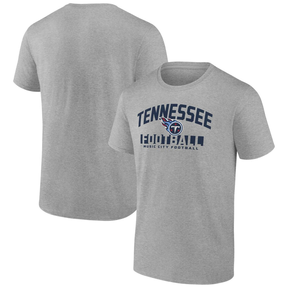 Tennessee Titans Screen Blocking T-Shirt - Heather Gray sale