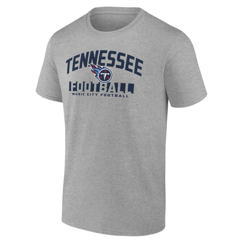 Tennessee Titans Screen Blocking T-Shirt - Heather Gray sale