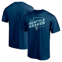 Seattle Kraken Fanatics Block Party Push Ahead T-Shirt - Deep Sea Blue T-shirts