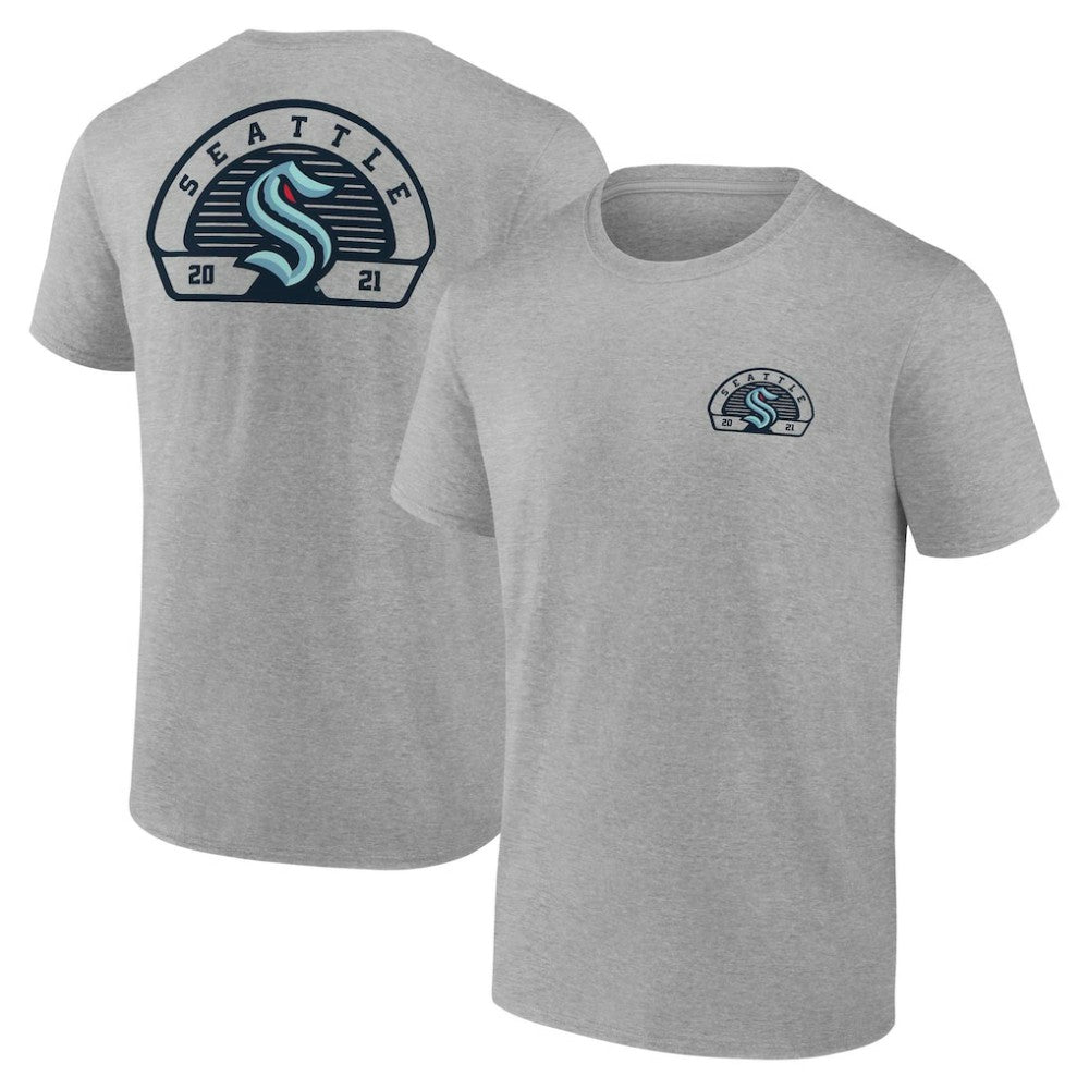 Seattle Kraken Fanatics Valor T-Shirt - Gray T-shirts