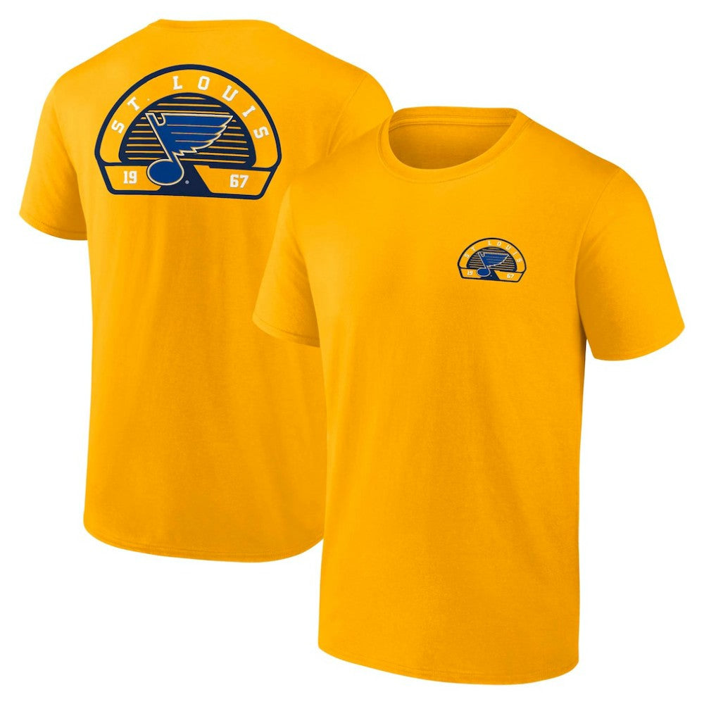 St. Louis Blues Fanatics Valor T-Shirt - Gold T-shirts