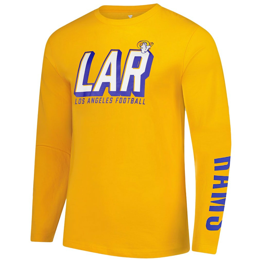 Los Angeles Rams Long Sleeve T-Shirt - Gold outlet