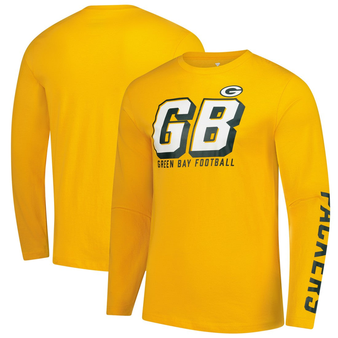 Green Bay Packers Long Sleeve T-Shirt - Gold sale
