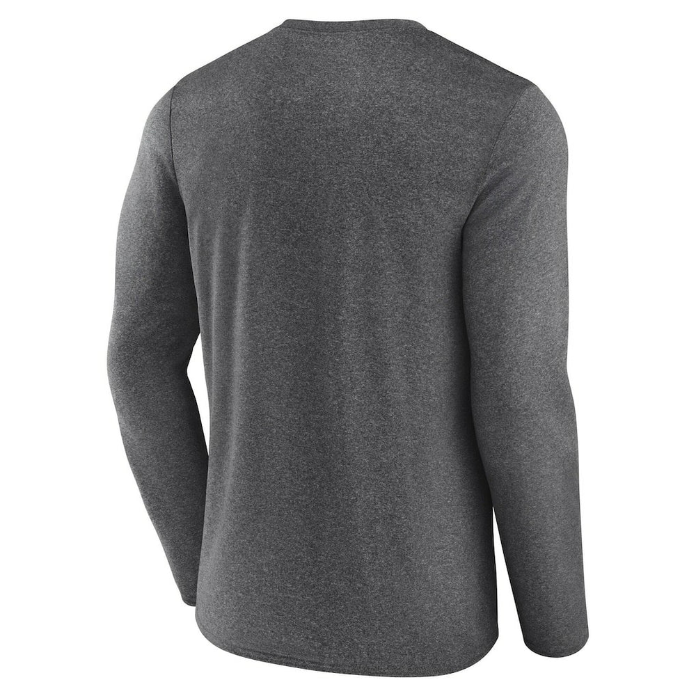 Arizona Cardinals Blackout Long Sleeve T-Shirt - Heather Charcoal for sale